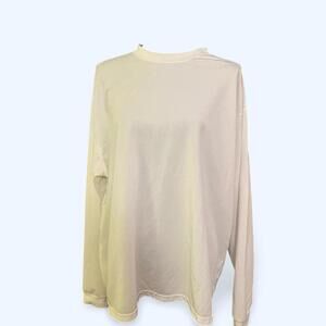 Woodlake long sleeve white shirt Performance fabric Size Large